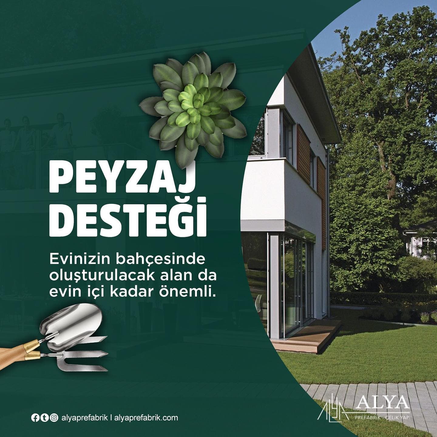 Peyzaj Desteği İle Doğa Evinizde